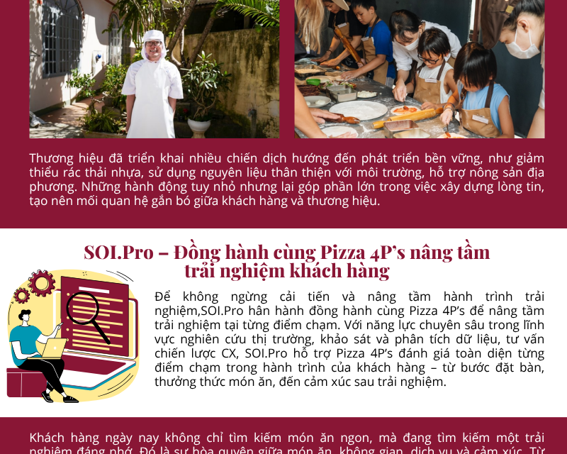 Trải nghiệm Khách hàng tại Pizza 4P’s – Sự chỉn chu tại từng điểm chạm