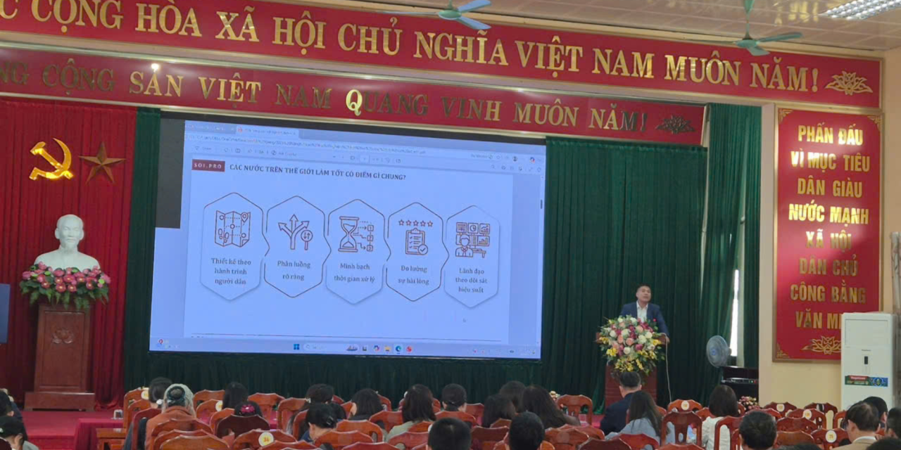 Nâng cao trải nghiệm dịch vụ công cấp cơ sở: Từ bài học quốc tế đến hành động cho xã, phường