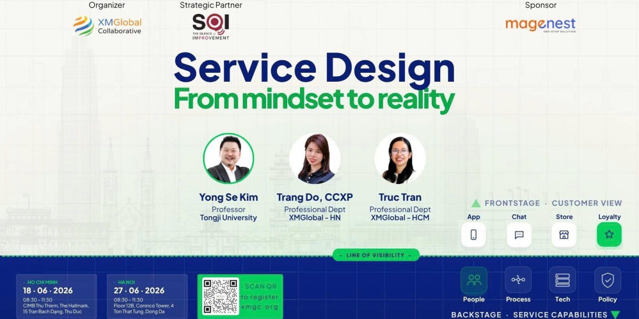 Service Design Là Gì? Workshop Thiết Kế Dịch Vụ Từ Tư Duy Đến Vận Hành Thực Tế