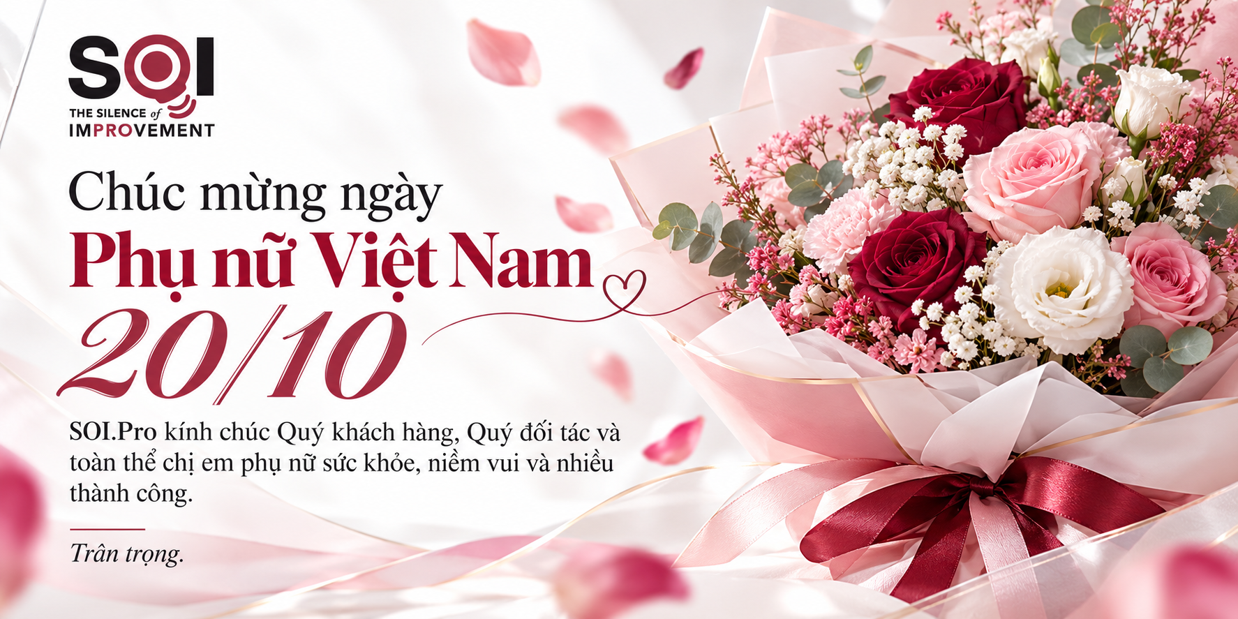 Chúc mừng ngày Phụ nữ Việt Nam 20/10